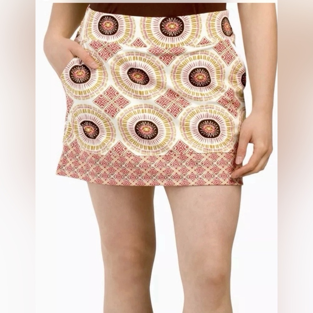 Singrid Olsen Golf, tennis pickleball multicolor Geometric Patterned Skirt/skort